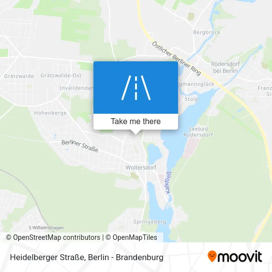 Карта Heidelberger Straße