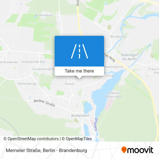 Карта Memeler Straße