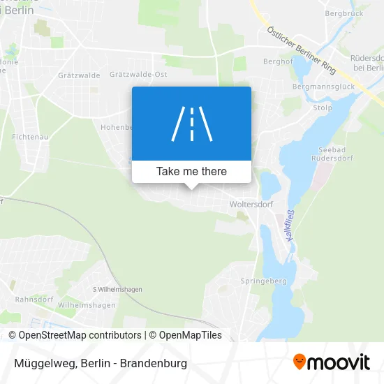 Карта Müggelweg