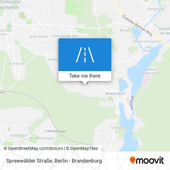 Карта Spreewälder Straße
