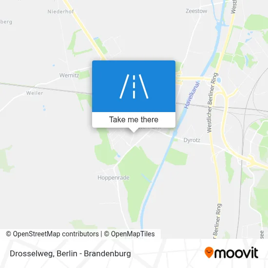 Drosselweg map