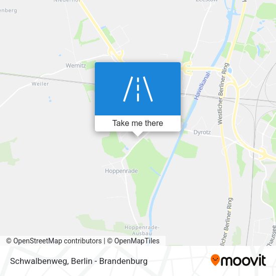 Schwalbenweg map