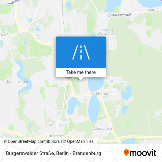 Карта Bürgerswalder Straße