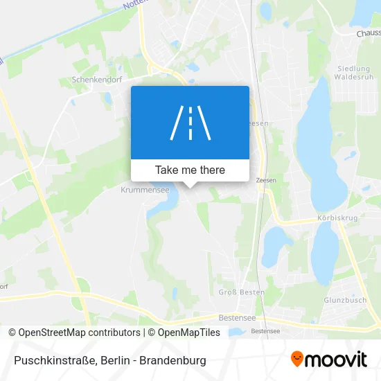Карта Puschkinstraße