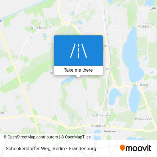 Schenkendorfer Weg map