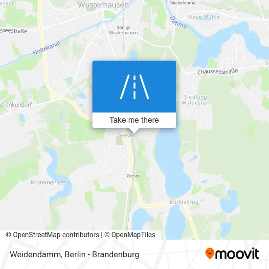 Weidendamm map