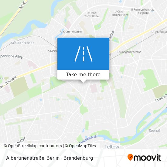 Albertinenstraße map