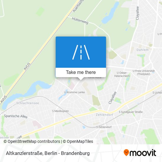 Altkanzlerstraße map