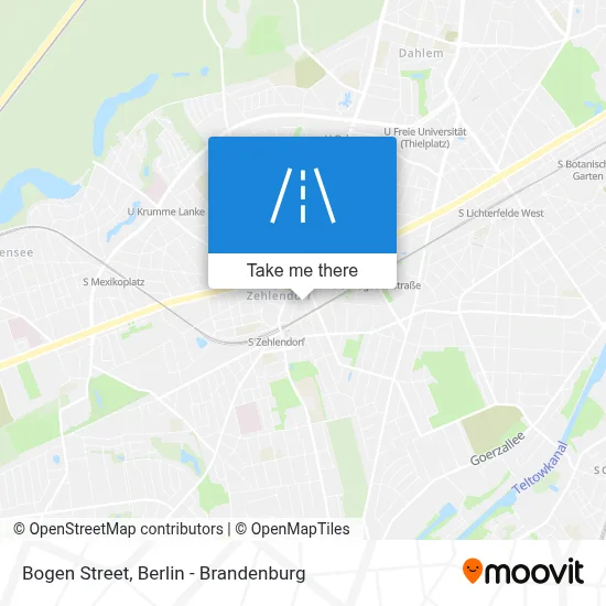 Bogenstraße map