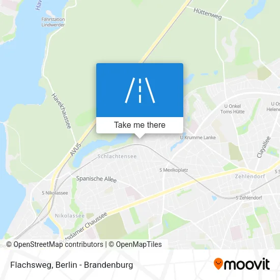 Flachsweg map