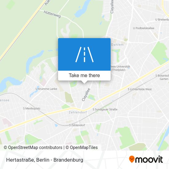 Hertastraße map