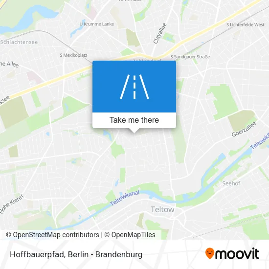Карта Hoffbauerpfad