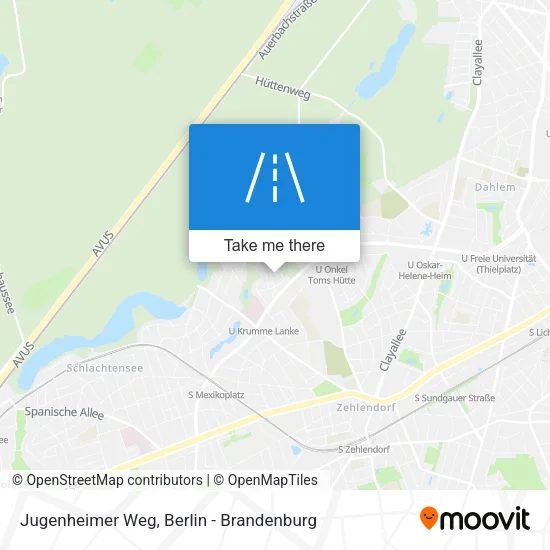 Карта Jugenheimer Weg