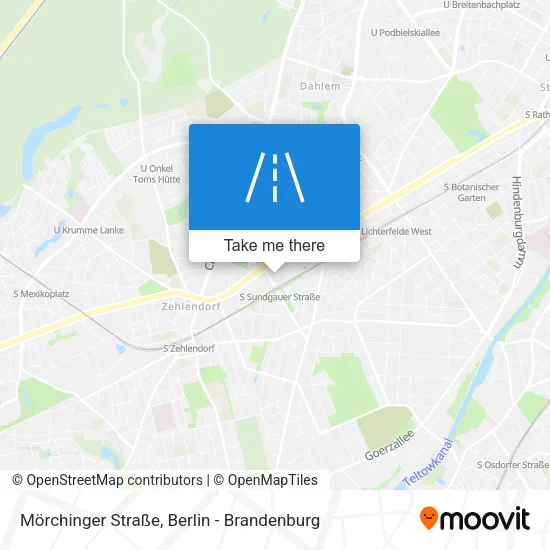 Карта Mörchinger Straße