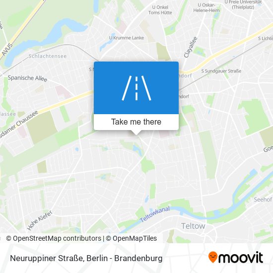 Карта Neuruppiner Straße