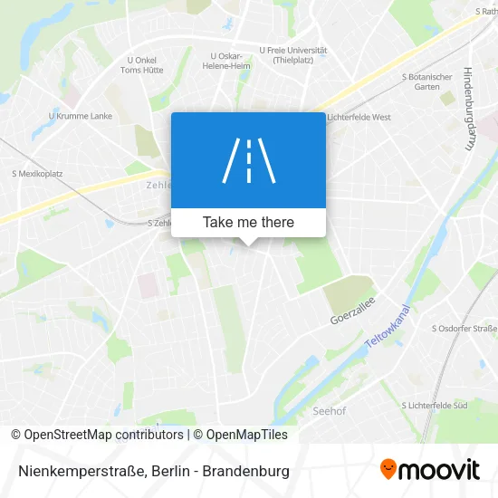 Карта Nienkemperstraße