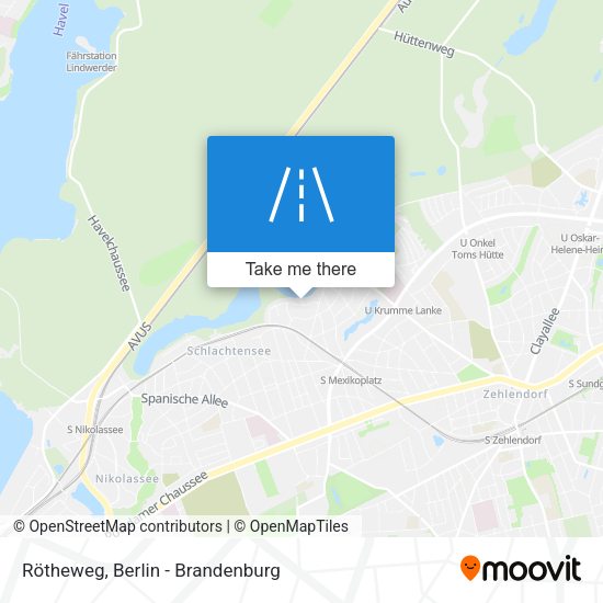 Rötheweg map