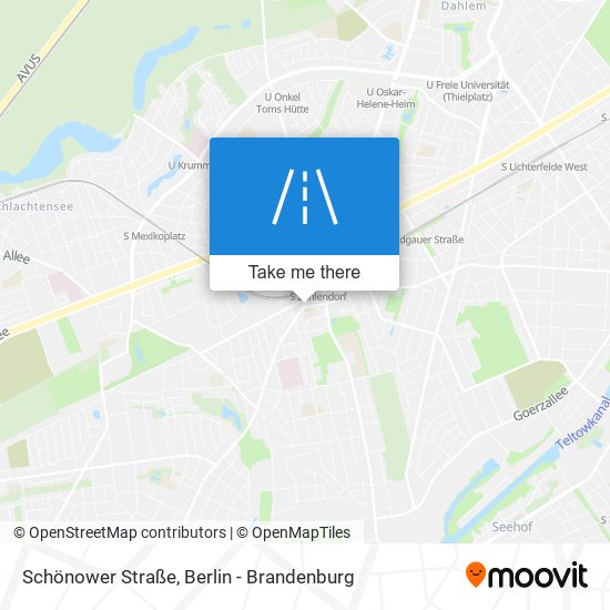 Schönower Straße map