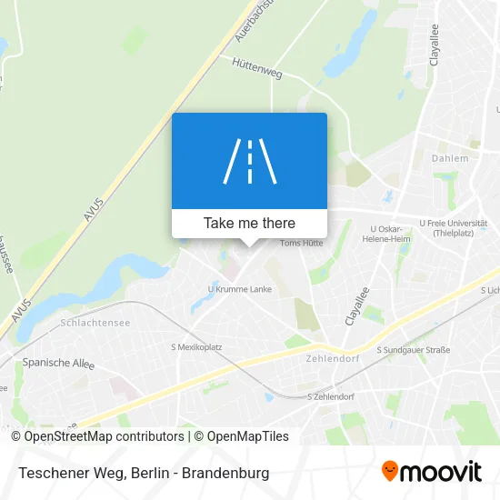 Карта Teschener Weg