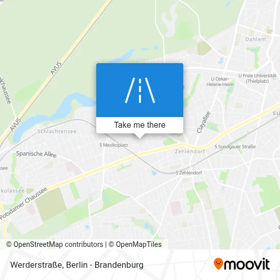 Werderstraße map