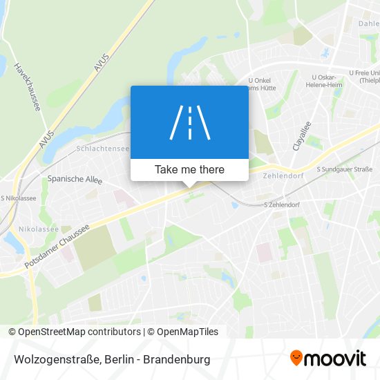 Wolzogenstraße map