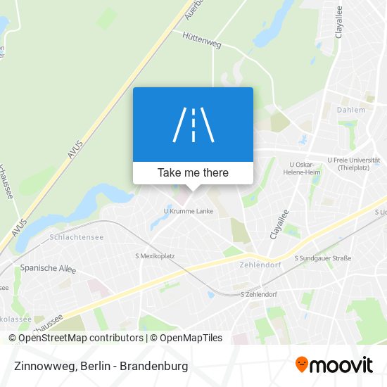 Карта Zinnowweg