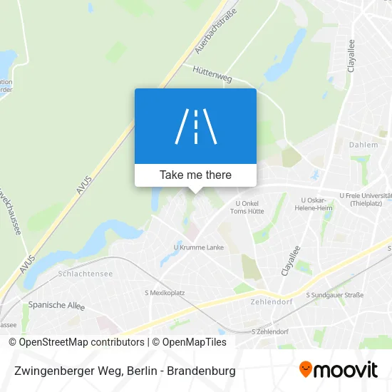 Карта Zwingenberger Weg