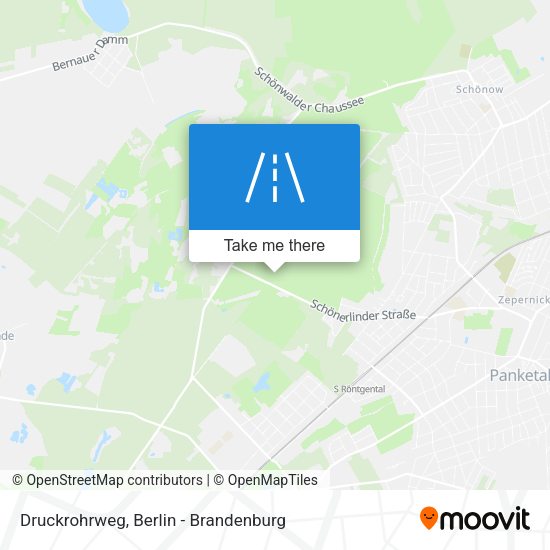 Druckrohrweg map