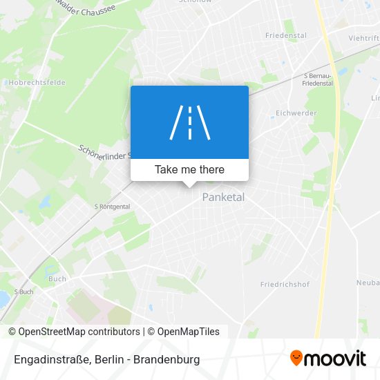 Engadinstraße map