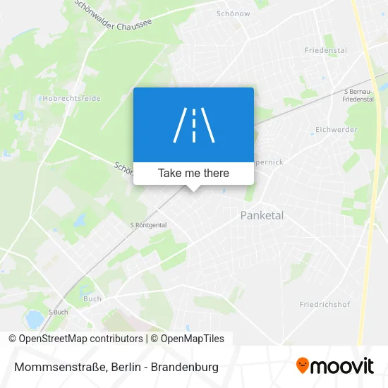 Карта Mommsenstraße