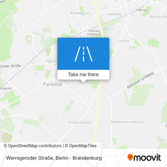 Карта Wernigeroder Straße