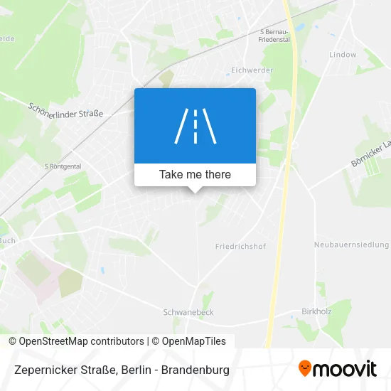 Zepernicker Straße map