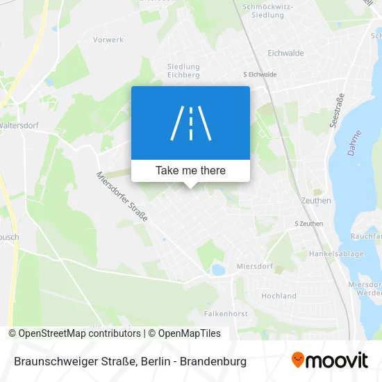 Карта Braunschweiger Straße
