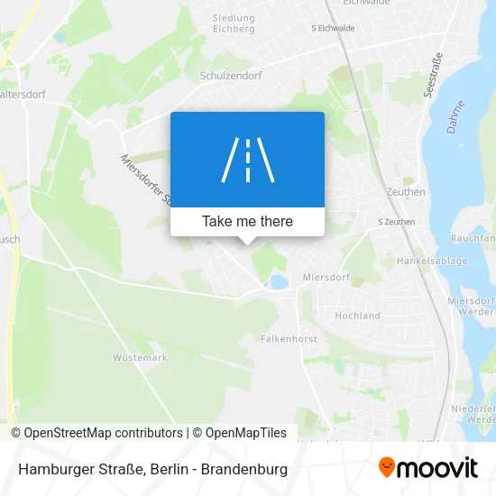 Карта Hamburger Straße
