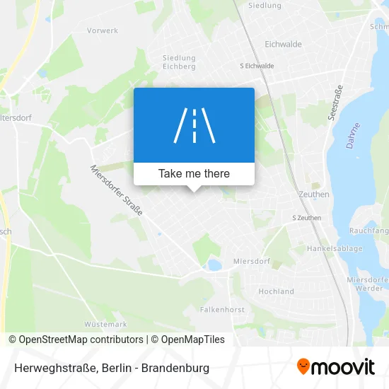 Карта Herweghstraße