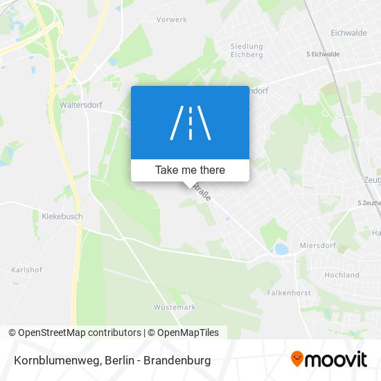 Kornblumenweg map