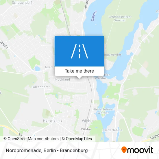 Карта Nordpromenade
