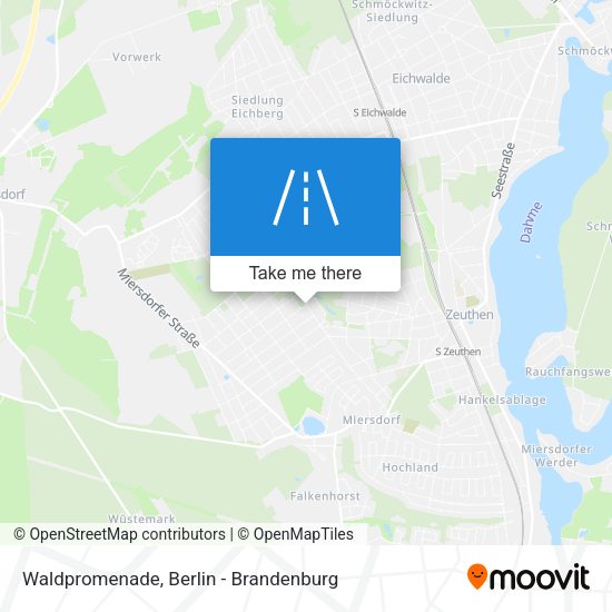 Waldpromenade map