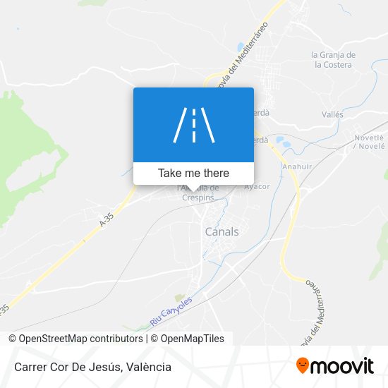 Carrer Cor De Jesús map