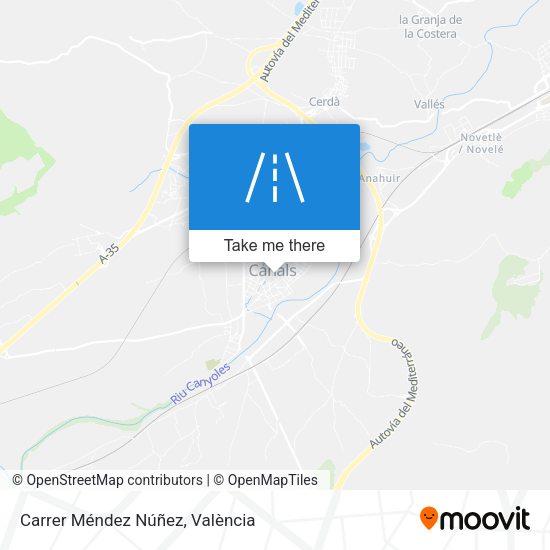 Carrer Méndez Núñez map