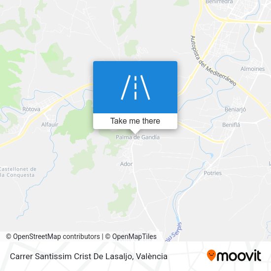 Carrer Santissim Crist De Lasaljo map