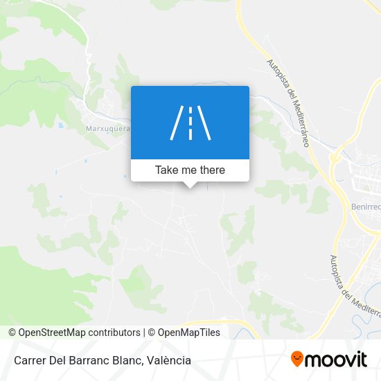 Carrer Del Barranc Blanc map