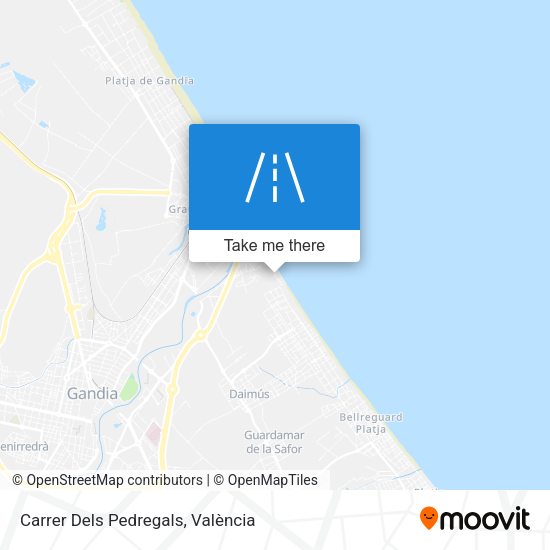 Carrer Dels Pedregals map