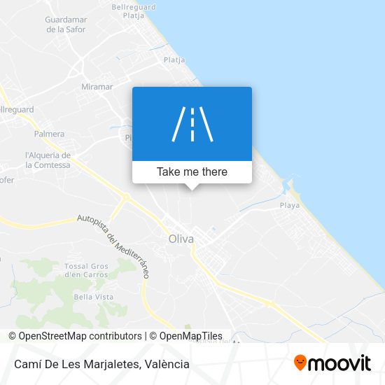 Camí De Les Marjaletes map