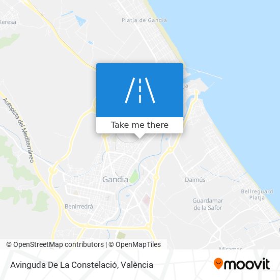 Avinguda De La Constelació map