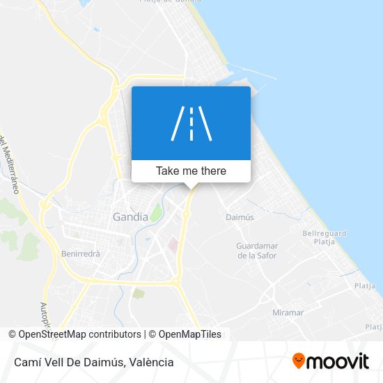 Camí Vell De Daimús map