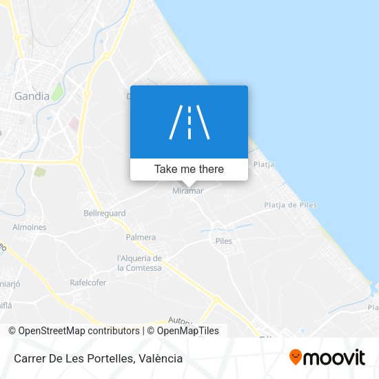 Carrer De Les Portelles map