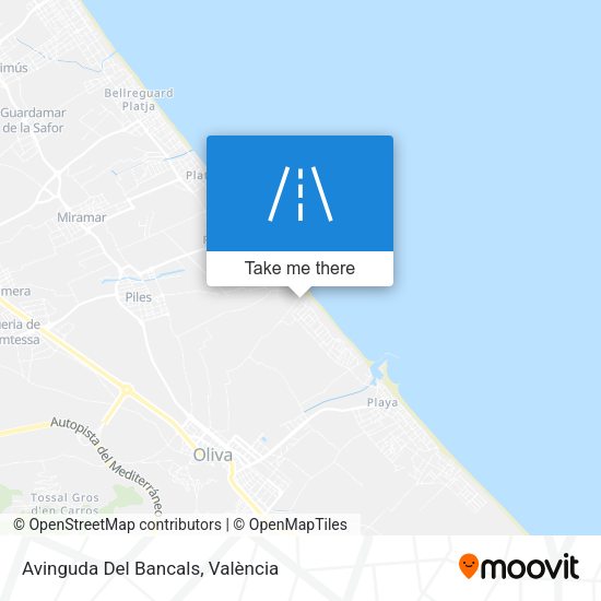 Avinguda Del Bancals map