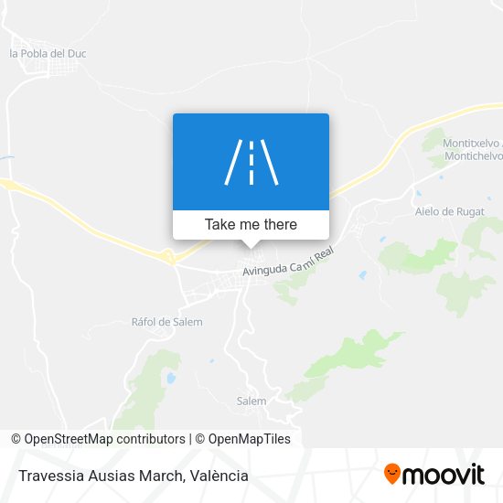 Travessia Ausias March map