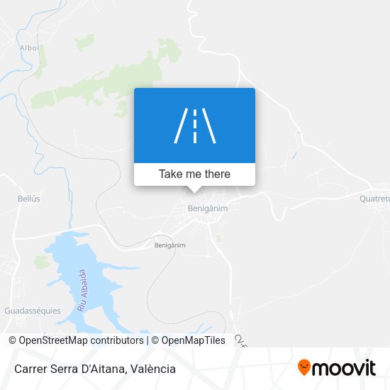 Carrer Serra D'Aitana map